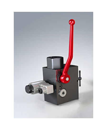 Safety- and shut-off block 330 bar, manually operated, DN 30, Type SABX2-30-X-M-330-1 